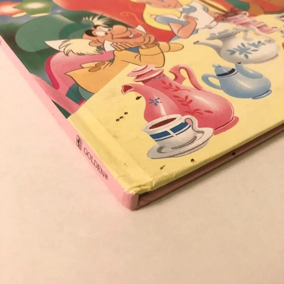 Vintage 1991 Walt Disneys Alice in Wonderland Big Golden  Book - Picture 3 of 13
